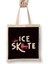 Ice Figure Skating Unicorn Ice Skates Skater Winter Sports Bez Çanta Uzun Saplı 1