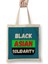 Black Asian Solidarity Stop Aapı Hate Bez Çanta Uzun Saplı 1