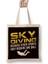 Skydiving Skydiver Parachuting Airplane Parachute Free Fall Bez Çanta Uzun Saplı 1