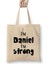 Daniel Name Personalized Custom Design Gift Baby-Gift For Him Bez Çanta Uzun Saplı 1