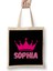 Sophia -Name Personalized Custom - Vintage Retro Rainbow Style Design Gift Baby-Gift For Her Bez Çanta Uzun Saplı 1