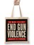 End Gun Violence Bez Çanta Uzun Saplı 1