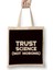 Trust Science Scientist Math Chemistry Nerd Geek Computer Bez Çanta Uzun Saplı 1