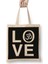 Ohm Symbol Love Bez Çanta Uzun Saplı 1