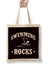 Swimming Rocks Skeleton Swimmer Swim Water Sports Athlete Bez Çanta Uzun Saplı 1