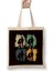 Retro Girl Cellist Cello Player Vintage Orchestra Musician Bez Çanta Uzun Saplı 1