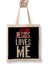 Funny Satanic Satan Loves Me Lucifer Gift Idea Bez Çanta Uzun Saplı 1
