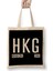 Hkg Hong Kong Souvenir Or Gift Shirt Apparel Bez Çanta Uzun Saplı 1