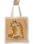 Cute Ginger Cat Orange Tabby Cat Kedi Bez Çanta Uzun Saplı 1