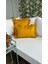 Valentia Decor Koyu Hardal Sarısı Fırfırlı Kırlent Kılıfı 1