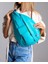 Unisex Çapraz Çanta Hakiki Deri Floater Turkuaz Sling Bag (Rfid Koruma) 1