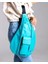 Unisex Çapraz Çanta Hakiki Deri Floater Turkuaz Sling Bag (Rfid Koruma) 2