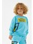 Erkek Çocuk Surf Club %100 Pamuk Sweatshirt 219276 Turkuaz 2