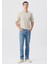 Erkek MARTIN Indigo Puslu Mavi Premium Jean Pantolon 0037884470 1