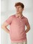 Polo Yaka Slim Fit Pembe Erkek Kazak A26433TF- 2