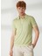 Polo Yaka Slim Fit Yeşil Erkek Kazak A26433TF- 2