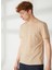 Bisiklet Yaka Kahve Erkek T-Shirt A266T35343- 2