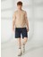 Bisiklet Yaka Kahve Erkek T-Shirt A266T35343- 3