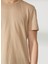 Bisiklet Yaka Kahve Erkek T-Shirt A266T35343- 4