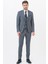 Naucalpan TY198 Slim Fit 6 Drop Likralı Yelekli Takım Elbise Desenli 2