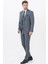 Naucalpan TY198 Slim Fit 6 Drop Likralı Yelekli Takım Elbise Desenli 3