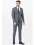 Naucalpan TY198 Slim Fit 6 Drop Likralı Yelekli Takım Elbise Desenli 4