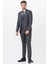 Cancún TY204 Slim Fit Likralı Yelekli 6 Drop Takım Elbise Desenli 2