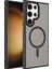 Samsung S23 Ultra Uyumlu Flet Serisi Mat Arka Yüzey Wireless Şarj Destekli Magsafe Magic Smooth Kılıf 1