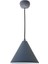 Dylight Retro Gri Metal Dekoratif Tekli Kafe Mutfak Aydınlatma Avize ÇAP:23CM 1