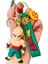 Anime Dragon Ball Z Ejderha Topu Tien Shinhan 3D Silikon Anahtarlık 1