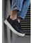 Knack Sneakers Ayakkabı 010 Siyah (Beyaz Taban) 1