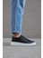 Knack Sneakers Ayakkabı 010 Siyah (Beyaz Taban) 2