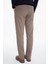 Vizon (Taupe Gray) Regular Fit Düz Yüksek Bel Kot Pantolon 3