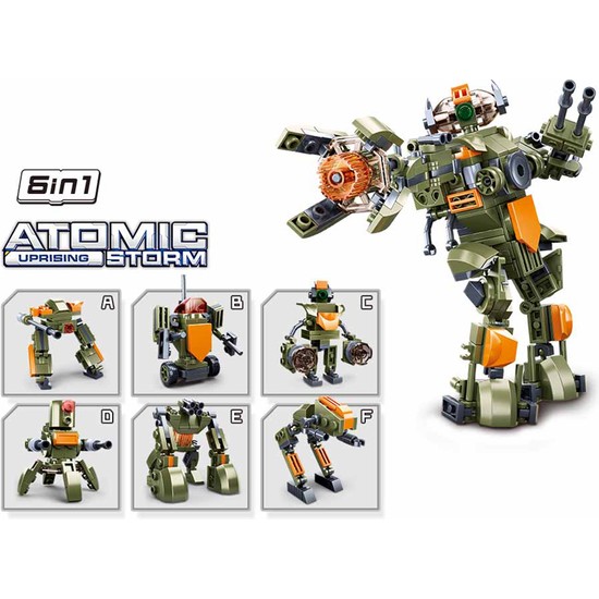 Sluban Klemmbausteine M38-B0997 Atomic Storm(Fire Rain