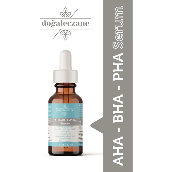 Doğal Eczane Aha+Bha+Pha Leke Giderme ve Yenileyici Cilt Serumu 30 ml