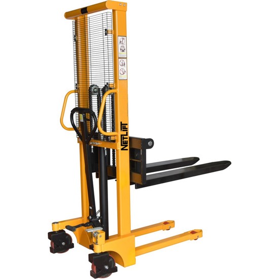 Netlift 1000KG Kaldırma Kapasiteli Sarı Manuel Istif Fiyatı