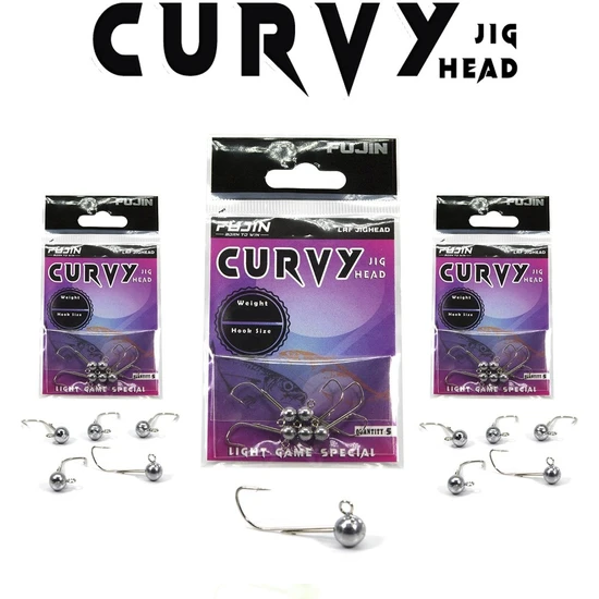 Fujin Curvy Jig Head 3.5gr #4