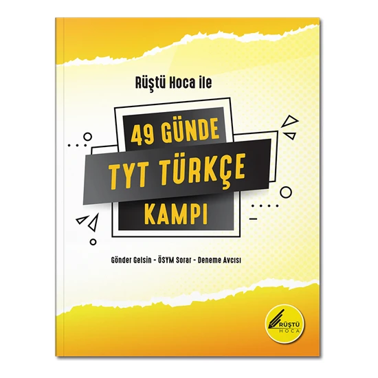 Rehber Yayınları 49 Günde TYT Türkçe Kampı -Rüştü Hoca 2024