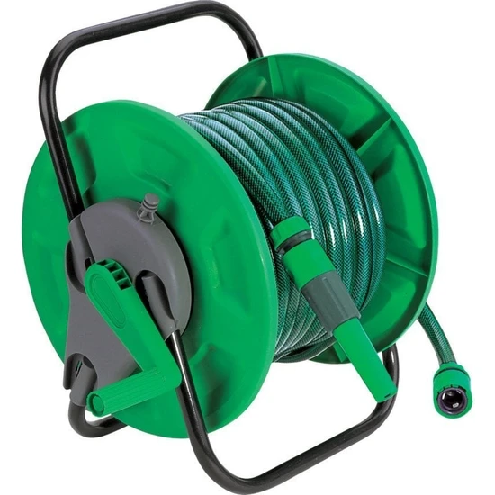 Kafenn Garden NE30 Hortum Makarası Hortum Tabanca Set 30 mt Kafenn Garden NE30 Hortum Makarası Hortum Tabanca Set 30 mt
