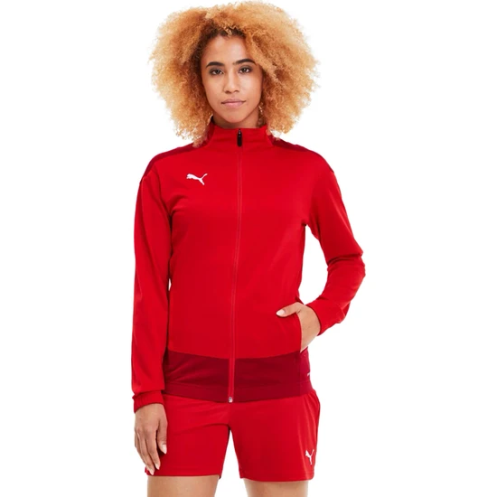 Puma Teamgoal 23 Training Jacket W Kadın Futbol Antrenman Ceketi 65693901 Kırmızı
