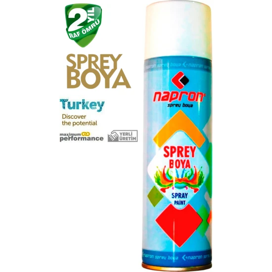 Napron Sprey Boya Beyaz 200ML