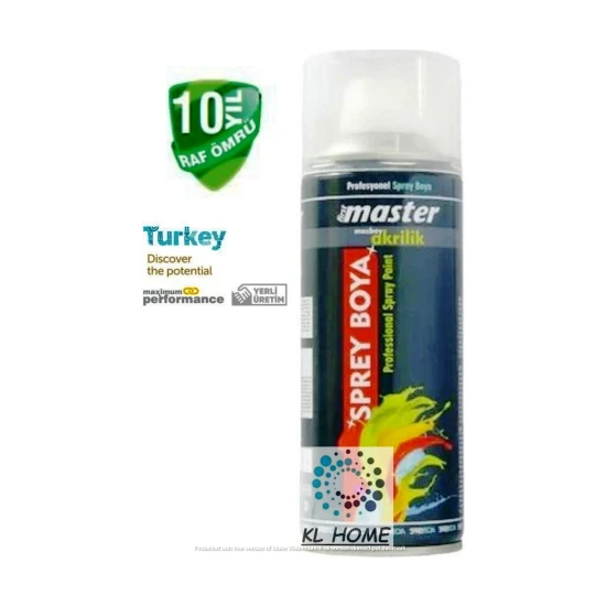 First Master Akrilik Sprey Boya Şeffaf Vernik 400 ml