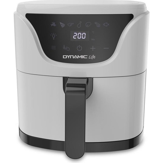 Dynamic Life Pro 005 Air Fryer 5 Litre Beyaz Fiyatı