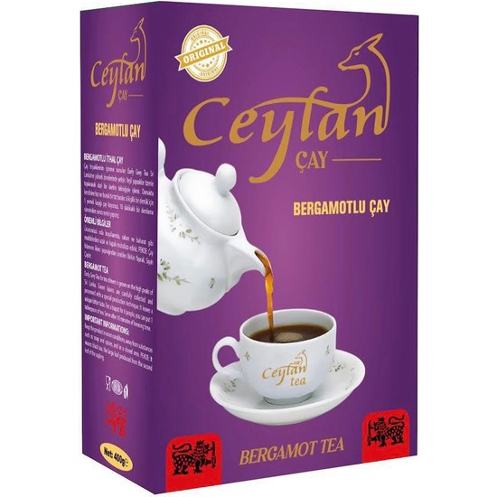 Ceylan Tea 400 gr Bergamot Aromalı Ithal Seylan Sri Lanka Fiyatı