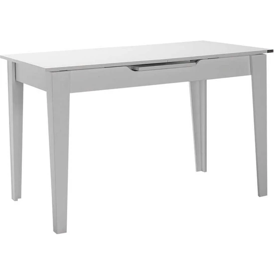 adore mobilya Açılır Mutfak Masası - Mat Lake Beyaz 120-150X75X70 cm (Gxyxd)