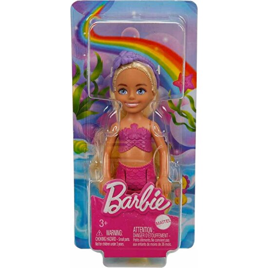 Barbie Chelsea Prenses Bebekler HLC14 - Sarı Saç- Mor Elbise