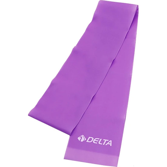 Delta Pilates Bandı Hafif Sert 120 x 7,5 Cm Egzersiz Direnç Lastiği (Uç Kısmı Açık)