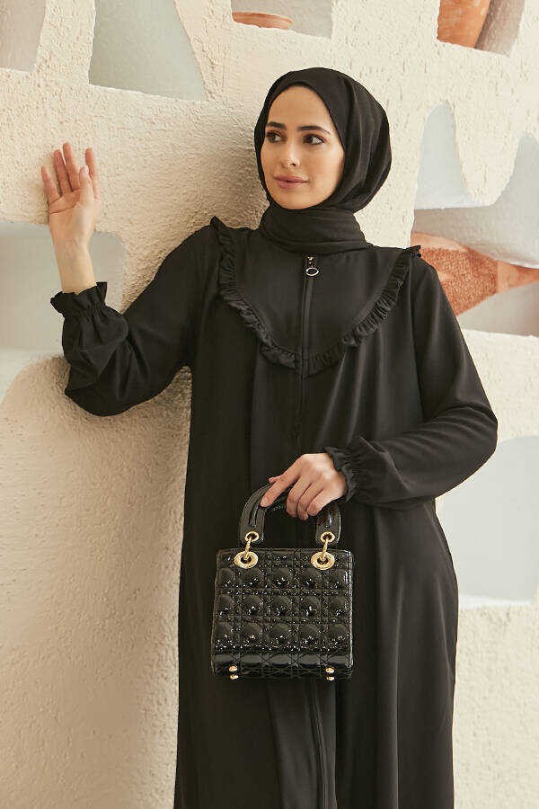 Neways 6619-FIRFIRLI Ferace Siyah görsel 3