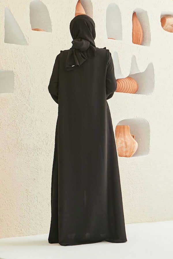 Neways 6619-FIRFIRLI Ferace Siyah görsel 4