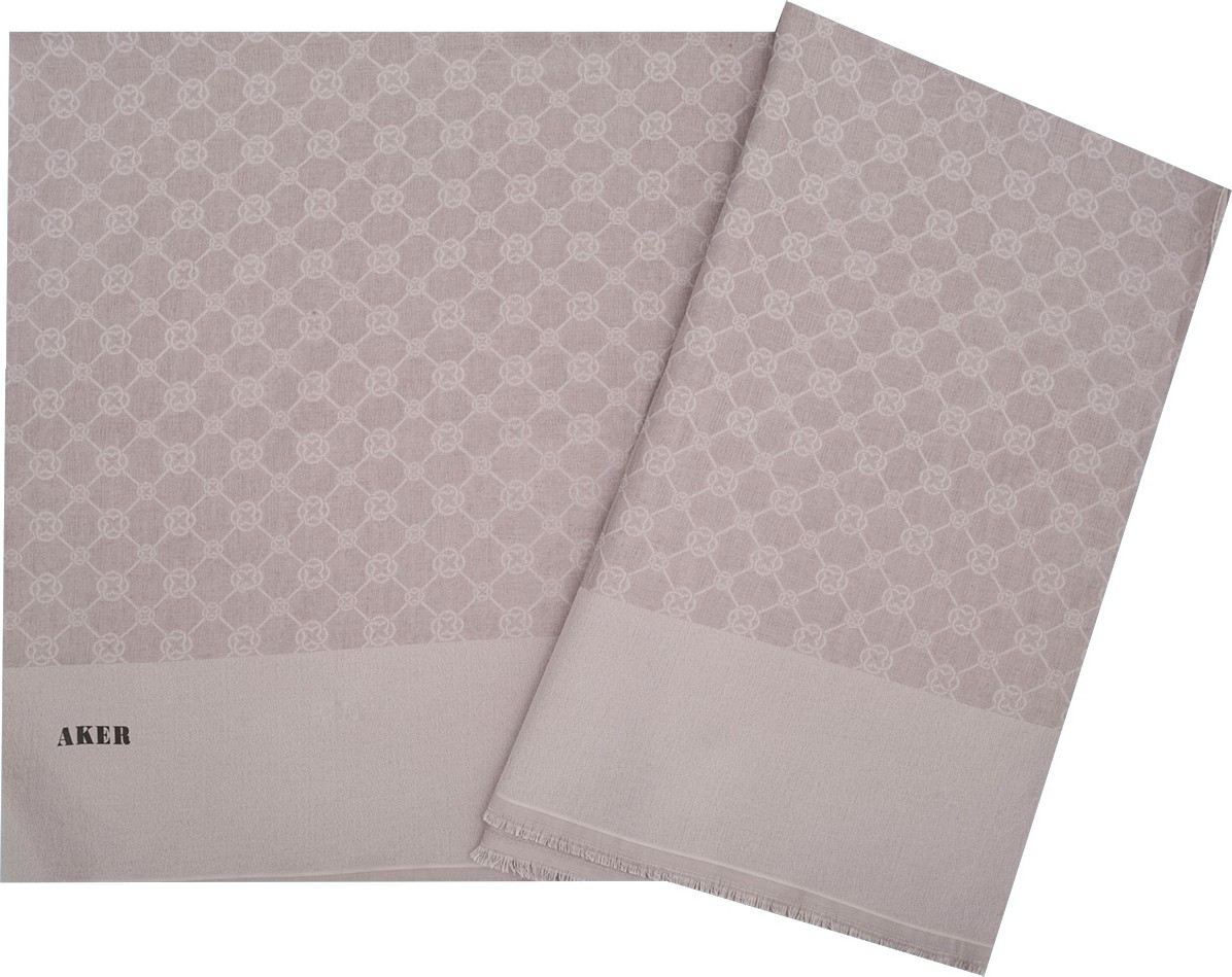 Aker 75X190 cm 1090100 Elegance Monogram Şal